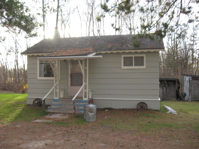 Gray House Exterior